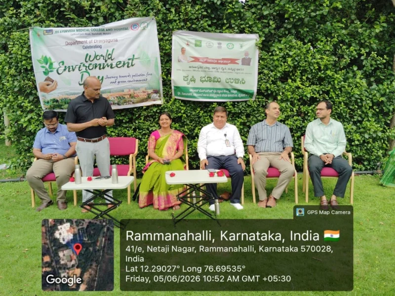 JSS Ayurveda-college, World Environment Day Celebration