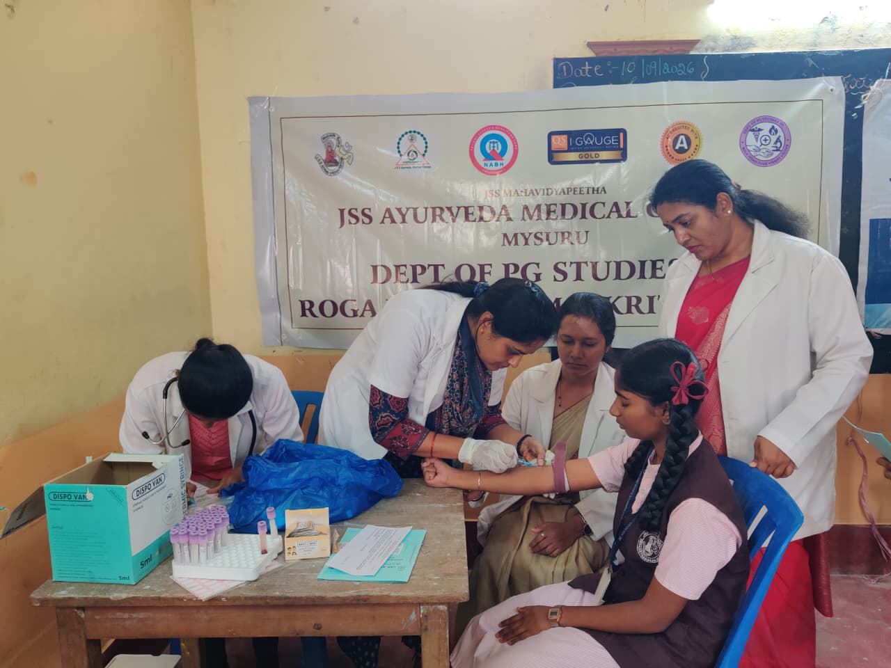 JSS Ayurveda Medical College, Anaemia Screening Program 2026
