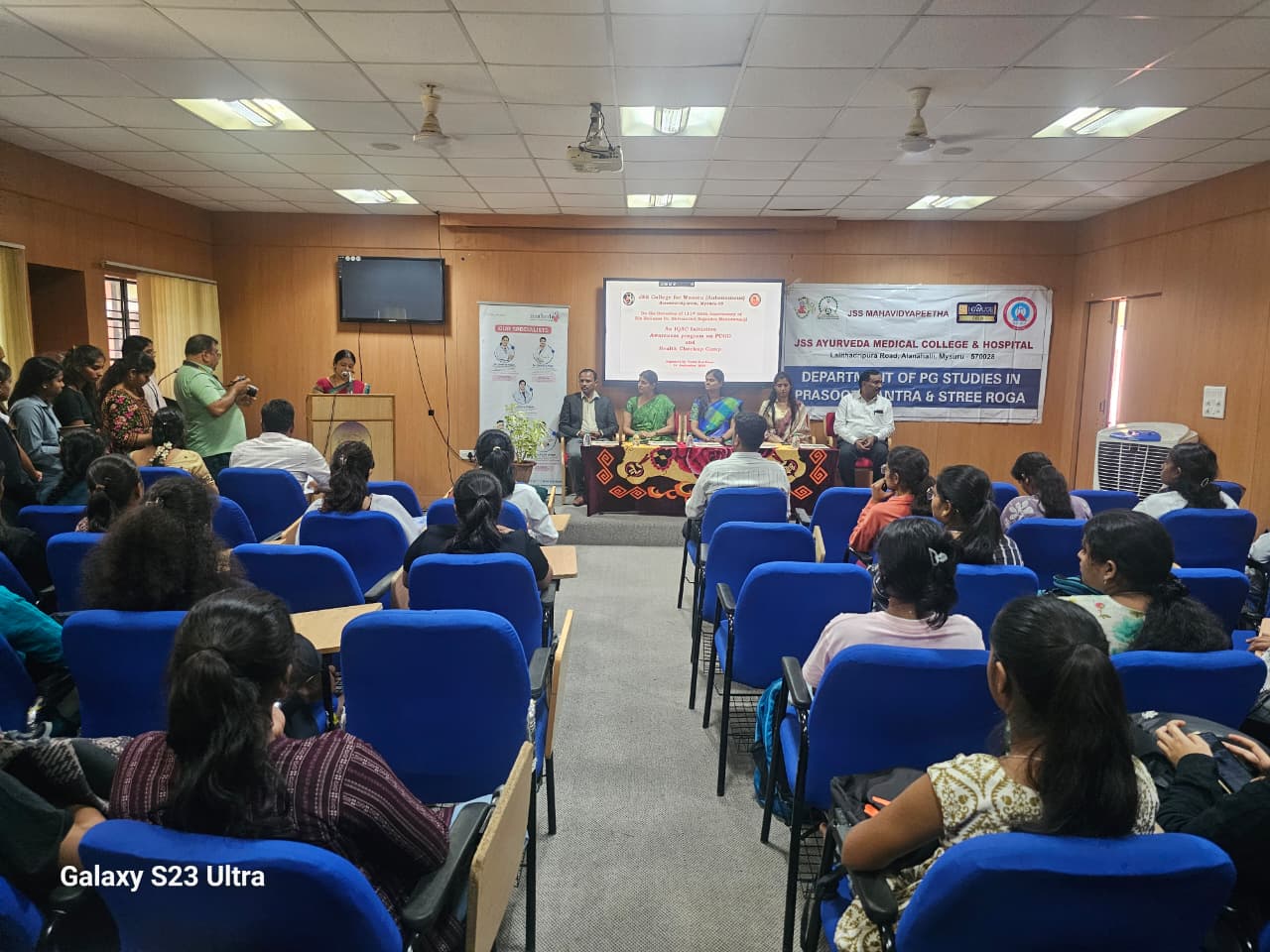 JSS Ayurveda Medical College, PCOD Medical Camp & Health Awareness Talk 2026