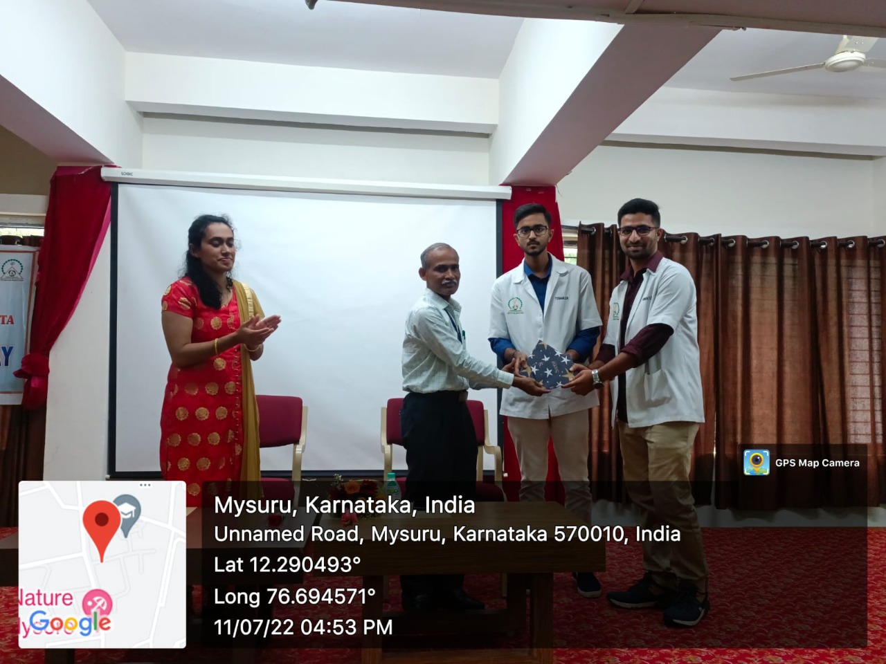 JSS AYURVEDA MEDICAL COLLEGE &HOSPITA, Doctors Day - 2022 - Mysuru Karnataka.