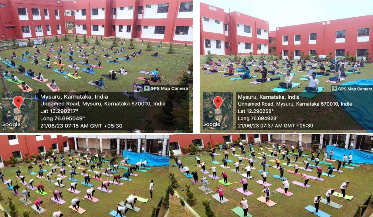 JSS Ayurveda College, Mysuru, YOGA Day 2023 News & Events 2023